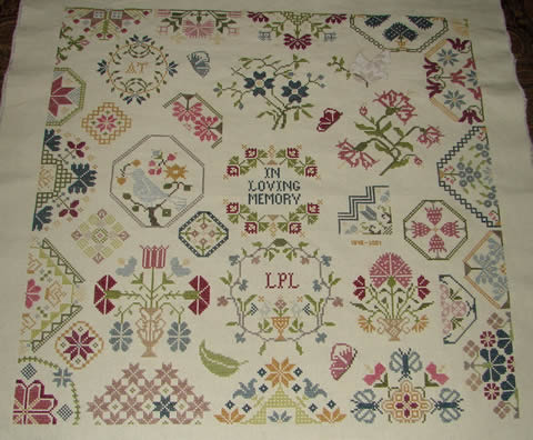 click here to view larger image of Sampler for My Mother (chart)