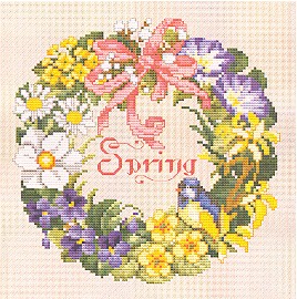 click here to view larger image of Spring Wreath (chart)