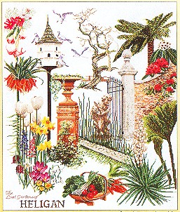 click here to view larger image of Lost Garden of Heligan (counted cross stitch kit)