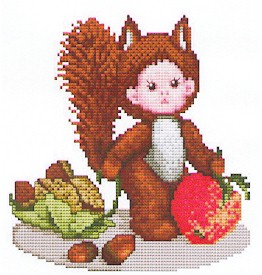 click here to view larger image of Squirrel Baby (chart)