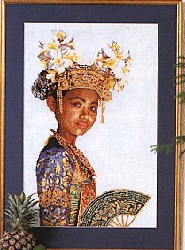 click here to view larger image of Indonesian Dancer (counted cross stitch kit)