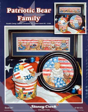 click here to view larger image of Patriotic Bear Family (chart)