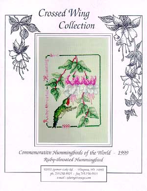 click here to view larger image of Ruby Throated Hummingbird 1999 (chart)