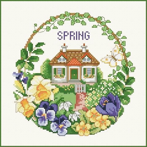 click here to view larger image of Cottage in Spring (chart)