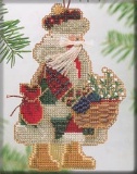 click here to view larger image of Mt. Rainier Santa (counted cross stitch kit)