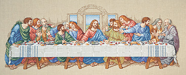click here to view larger image of Last Supper (counted cross stitch kit)