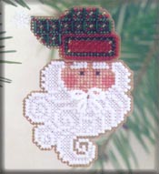 click here to view larger image of Joyful Santa (counted cross stitch kit)