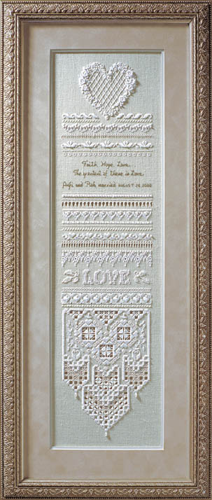 click here to view larger image of Heirloom Wedding Sampler (chart)