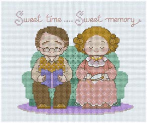 click here to view larger image of Sweet Time...Sweet Memory  (counted cross stitch kit)