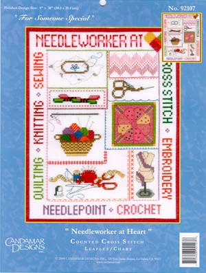 click here to view larger image of Needleworker At Heart (chart)