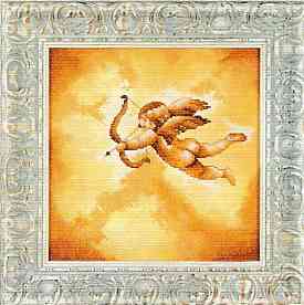 click here to view larger image of Cupid - 27ct (counted cross stitch kit)