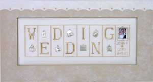 click here to view larger image of Wedding  - Mini Blocks (chart)