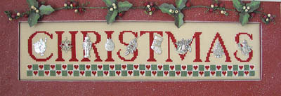 click here to view larger image of Christmas  Homespun - Charmed Sampler (chart)