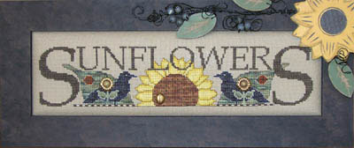 click here to view larger image of Sunflowers - Charmed Sampler (chart)
