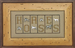 click here to view larger image of Horses - Mini Block (chart)