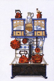 click here to view larger image of Country Kitchen (counted cross stitch kit)