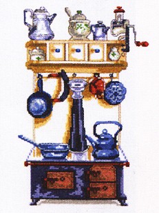 click here to view larger image of Country Kitchen 2 (counted cross stitch kit)