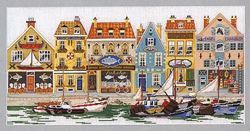 click here to view larger image of Waterfront (counted cross stitch kit)