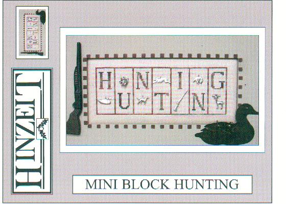 click here to view larger image of Hunting - Mini Blocks (chart)