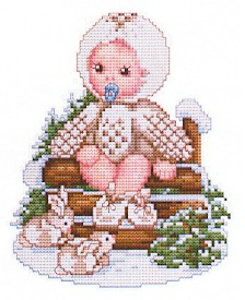 click here to view larger image of Snow Owl Baby (chart)