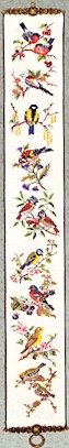 click here to view larger image of Birds Bellpull (counted cross stitch kit)