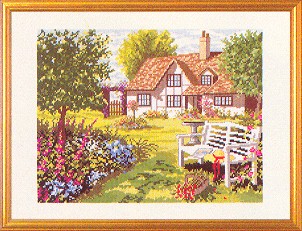 click here to view larger image of Cottage Garden (counted cross stitch kit)