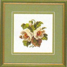 click here to view larger image of Flowers (counted cross stitch kit)