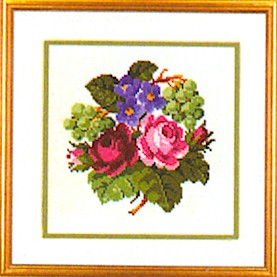 click here to view larger image of Nosegay (counted cross stitch kit)
