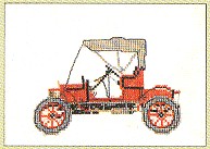 click here to view larger image of Antique Car (counted cross stitch kit)