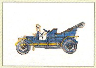 click here to view larger image of Antique Car (counted cross stitch kit)