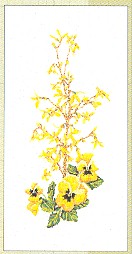 click here to view larger image of Floral (counted cross stitch kit)