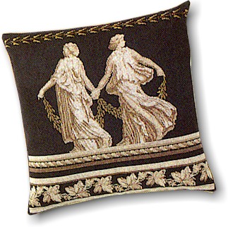 click here to view larger image of Greek Pillow (counted cross stitch kit)