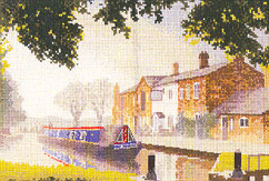 click here to view larger image of Junction - Canal Scenes (counted cross stitch kit)
