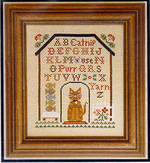 click here to view larger image of Kitty Cottage Sampler (chart)