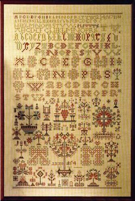 click here to view larger image of Sampler - 1854 (chart)