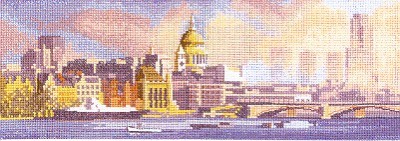 click here to view larger image of London Skyline  (counted cross stitch kit)