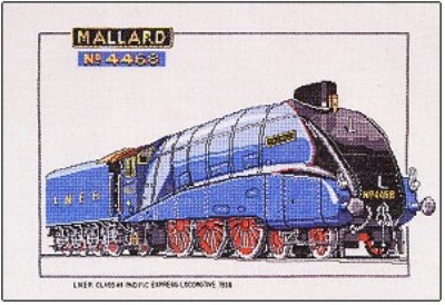 click here to view larger image of Mallard Trains - Dave Shaw (counted cross stitch kit)
