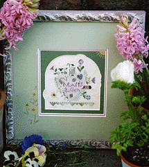 click here to view larger image of My Heart's Garden (counted cross stitch kit)