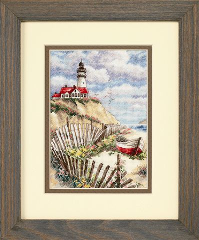 click here to view larger image of Cliffside Beacon (counted cross stitch kit)