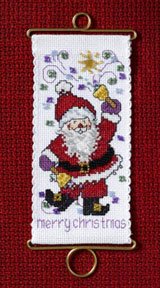 click here to view larger image of Merry Christmas Santa (counted cross stitch kit)