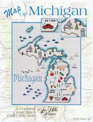 click here to view larger image of Michigan Map (chart)