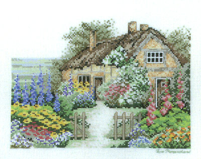 click here to view larger image of Summer Thatch (counted cross stitch kit)