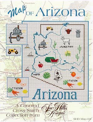 click here to view larger image of Arizona Map (chart)