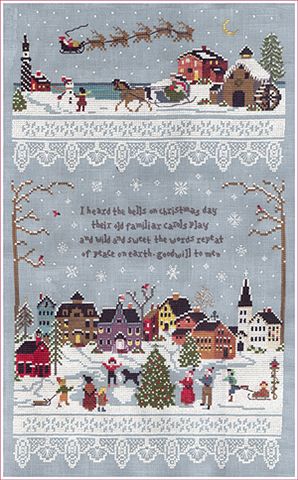 click here to view larger image of Christmas Village Sampler (chart)