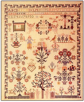 click here to view larger image of Sampler - 1808 Celle (chart)