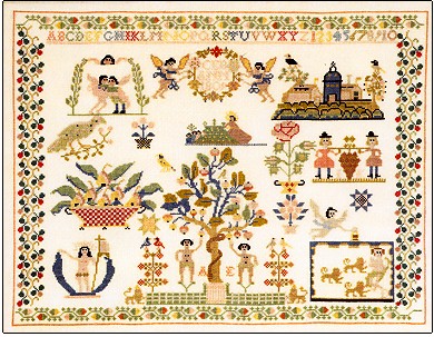 click here to view larger image of Sampler - 1809 Stitckmuster Museum Celle (chart)