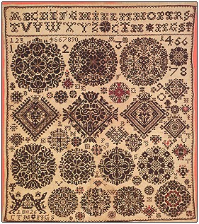 click here to view larger image of Sampler - 1826 Museum Celle (chart)