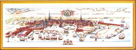 click here to view larger image of City Map (counted cross stitch kit)