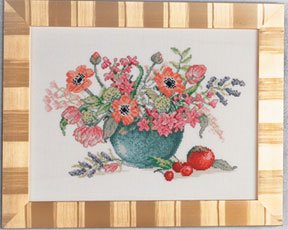 click here to view larger image of Floral Arrangement (counted cross stitch kit)
