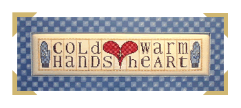 click here to view larger image of Cold Hands Warm Heart - Mini Block (chart)